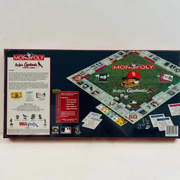 Vintage Monopoly‎ Game St Louis Cardinals Collector's Edition 2001 New Sealed